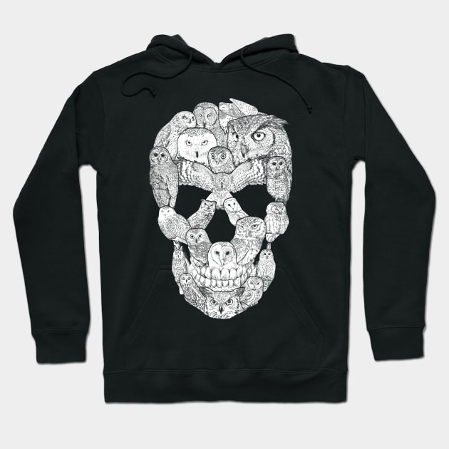 Owl Skull Hoodie by Dinny